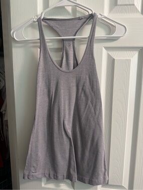 lululemon athletica Light Gray Racerback Tank